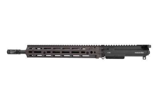 Daniel Defense M4A1 RIII 14.5" 5.56 NATO Upper has an FDE M-LOK handguard